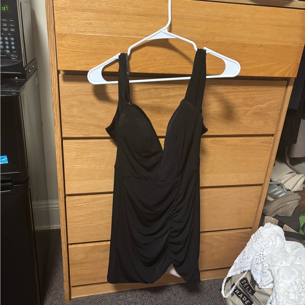 City Studio Black Mini Dress